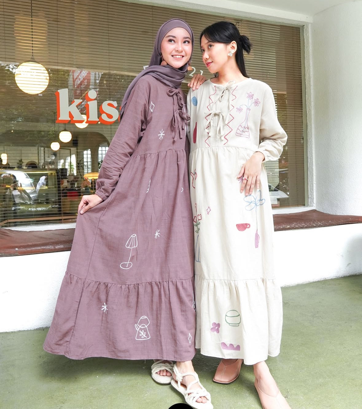 [PO] Korean Embroidered Dress