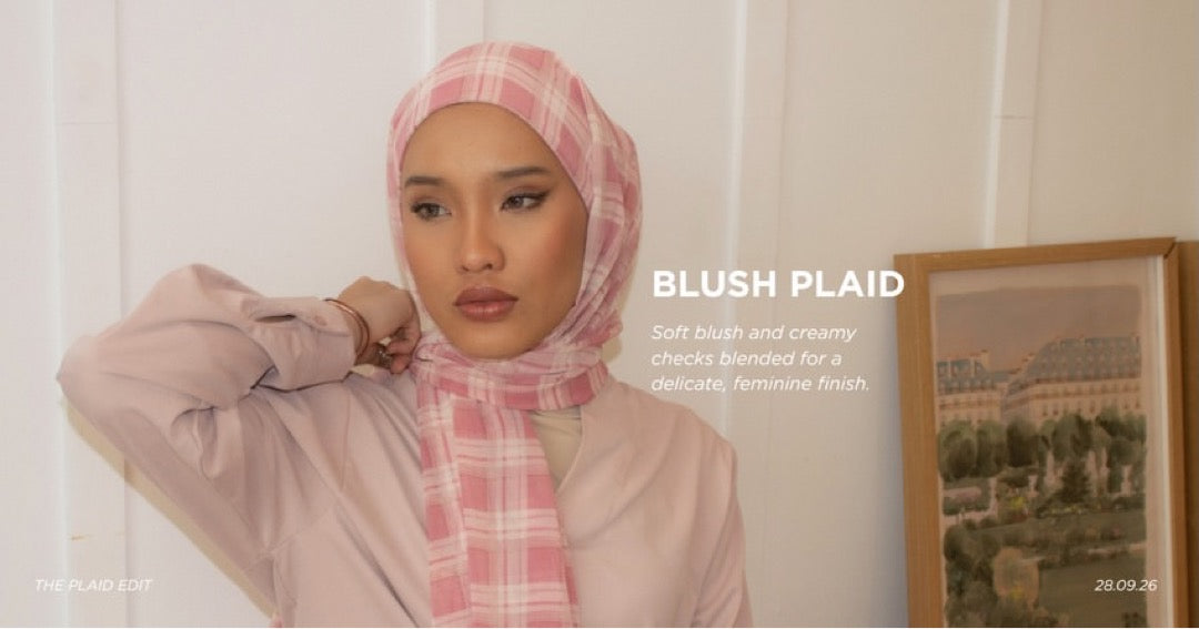 [PO] Leia Printed Hijab w/ Attached Inner