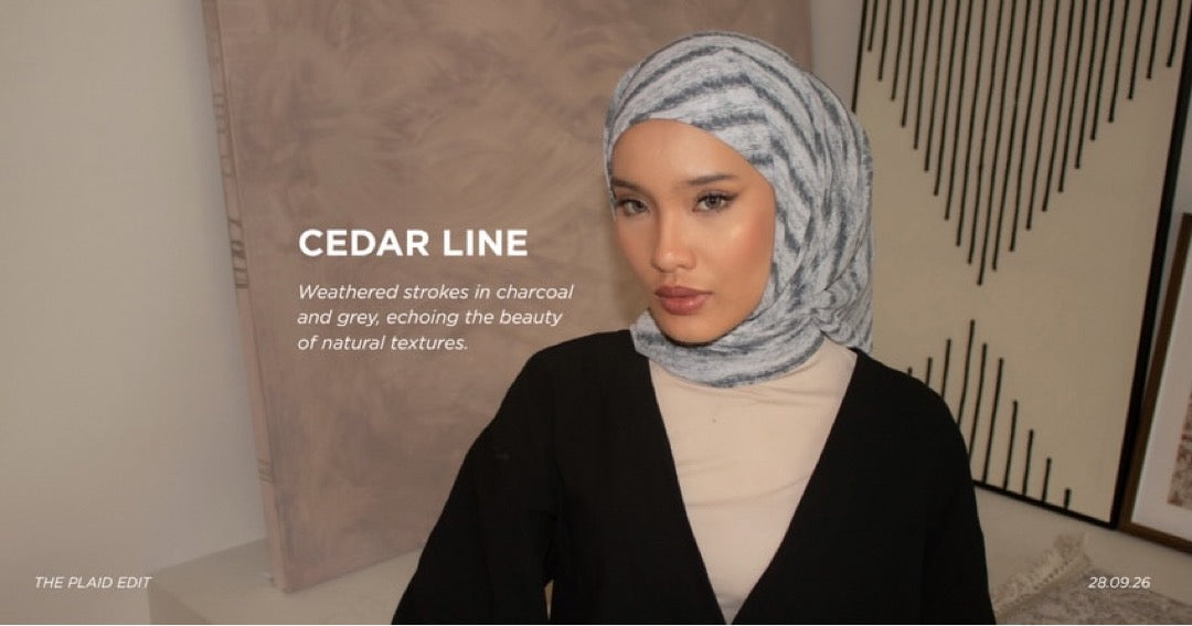 [PO] Leia Printed Hijab w/ Attached Inner