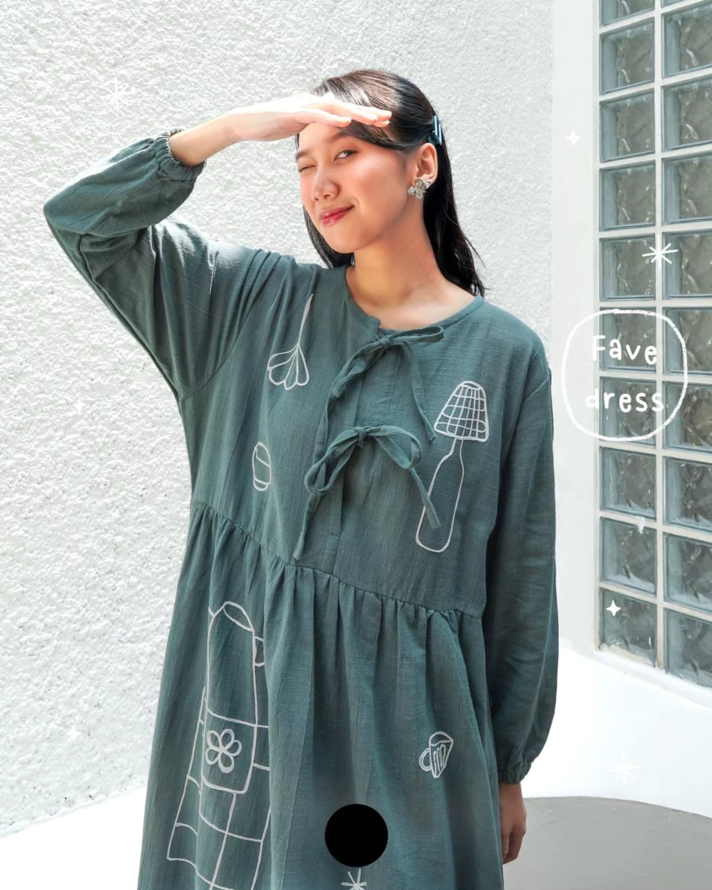 [PO] Korean Embroidered Dress