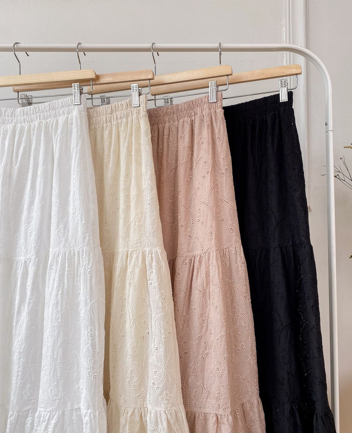 [PO] Tahara Eyelet Skirt - 4 Colours