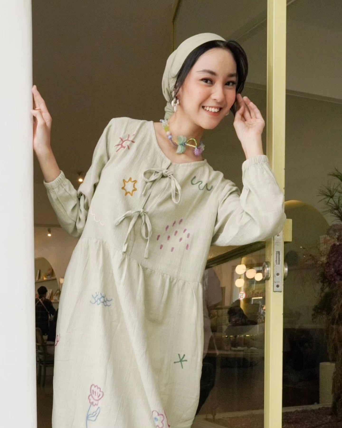 [PO] Korean Embroidered Dress