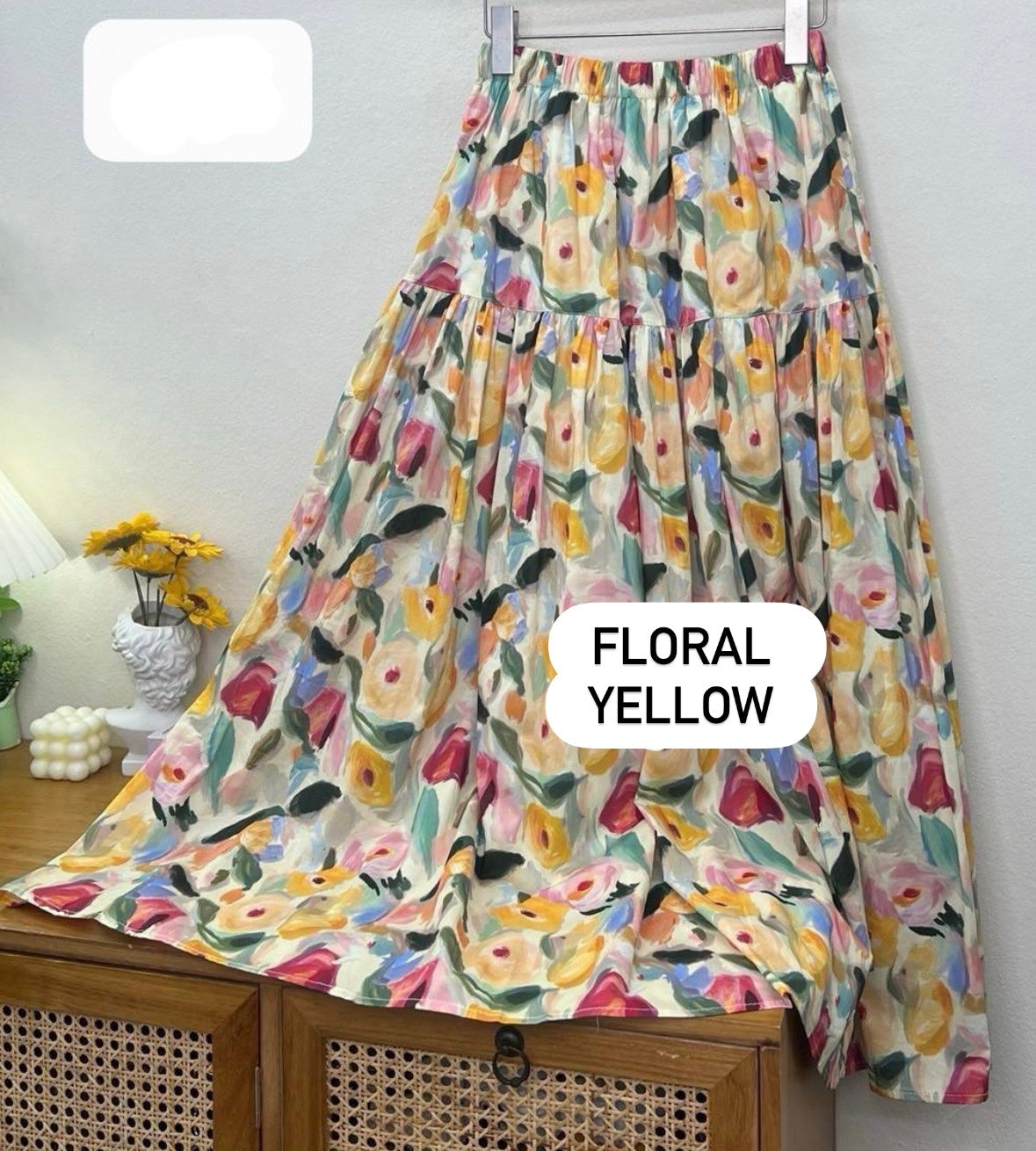 [PO] Floral Skirt