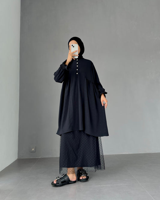 [INSTOCK] Bella Tunic - LAST PIECE BLACK