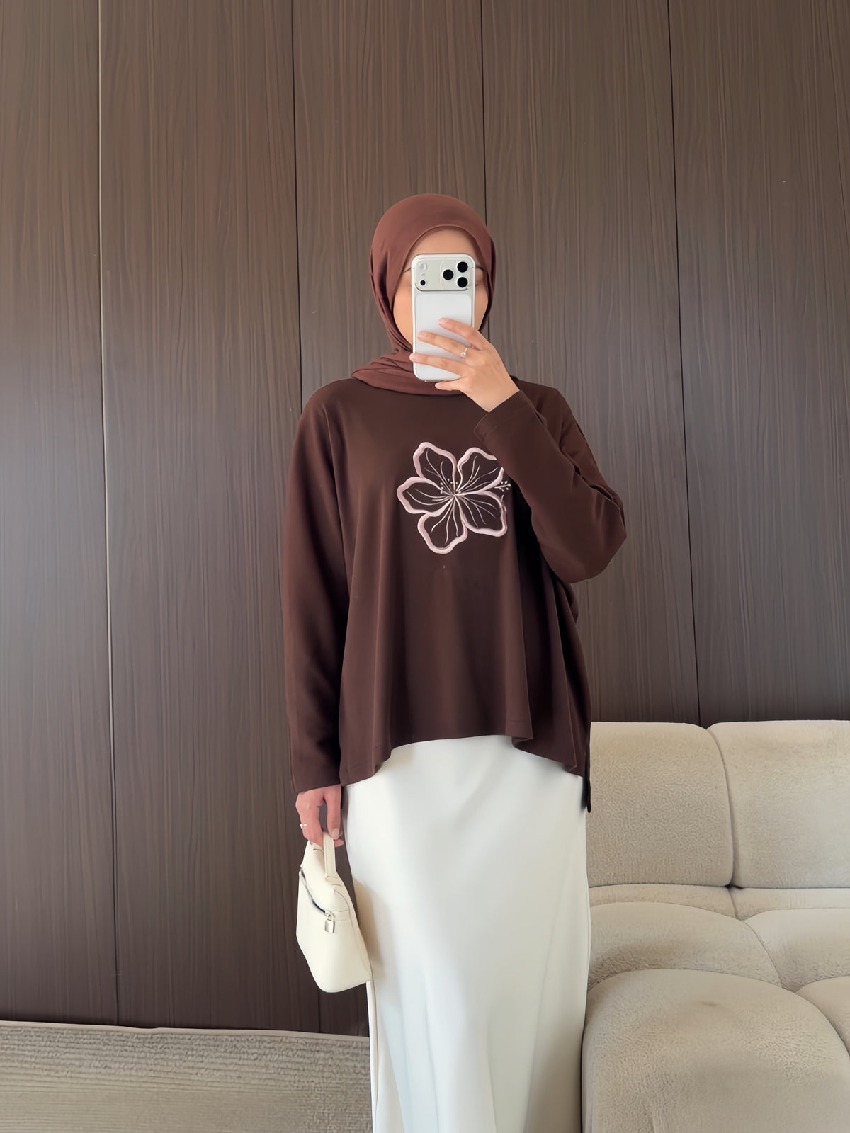 [PO] Rose Batwing Top
