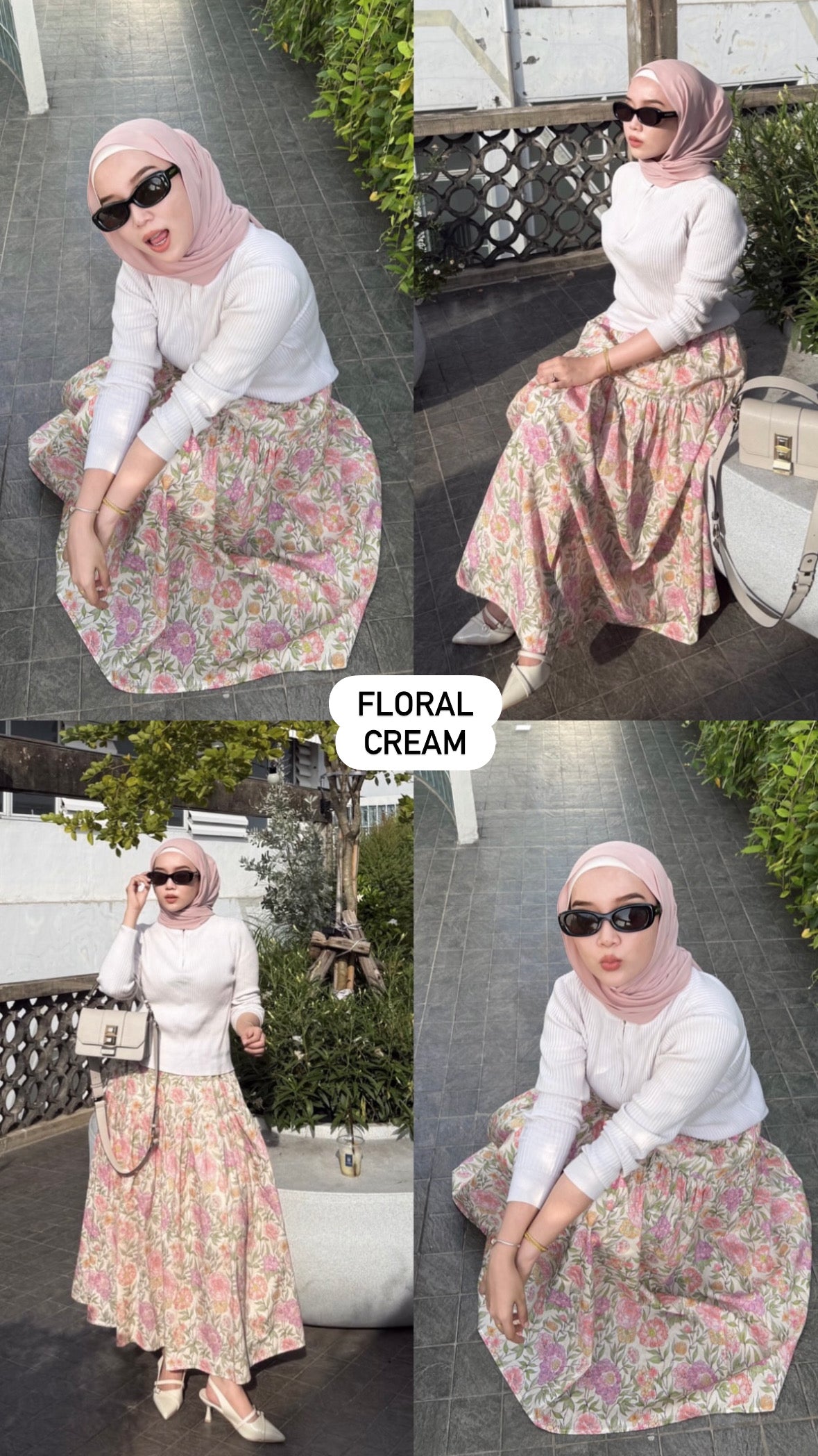 [PO] Floral Skirt