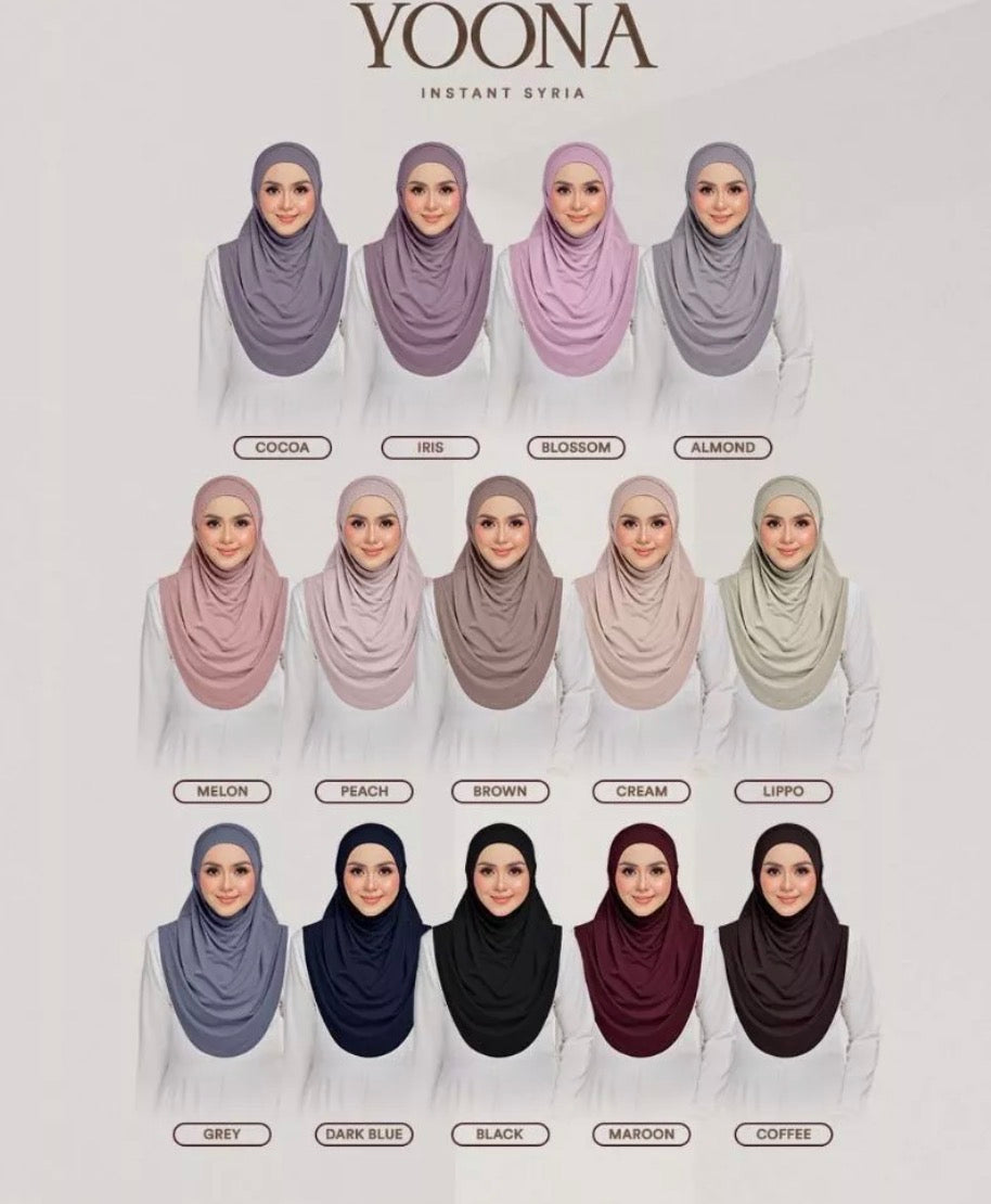 [PO] Yoona Instant Syria Sarung Hijab