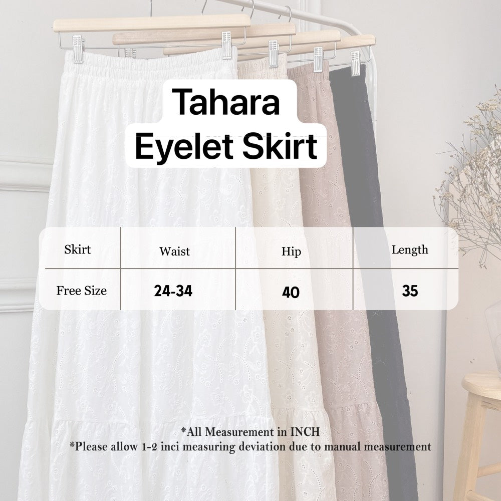 [PO] Tahara Eyelet Skirt - 4 Colours