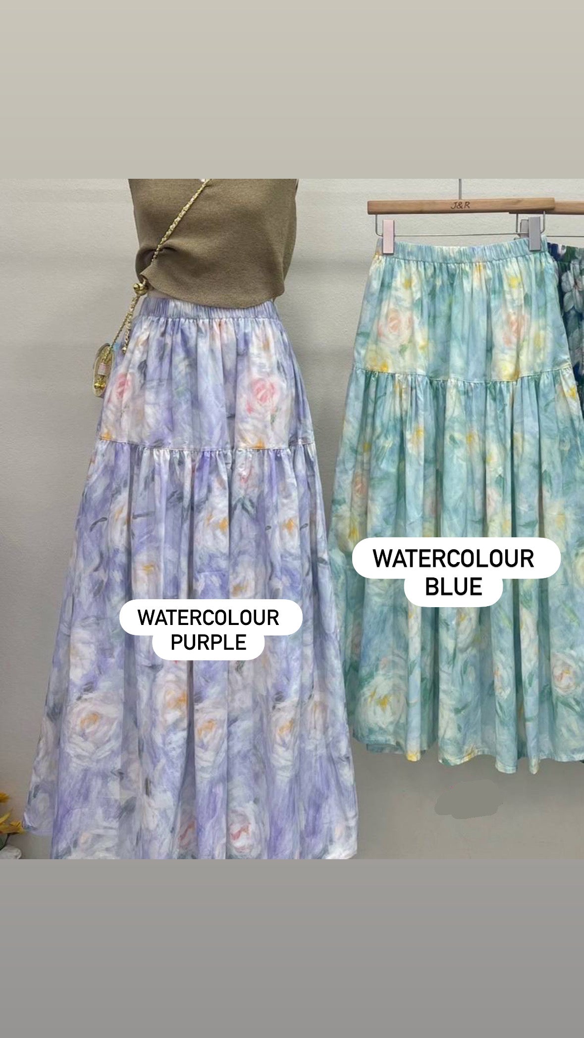[PO] Floral Skirt