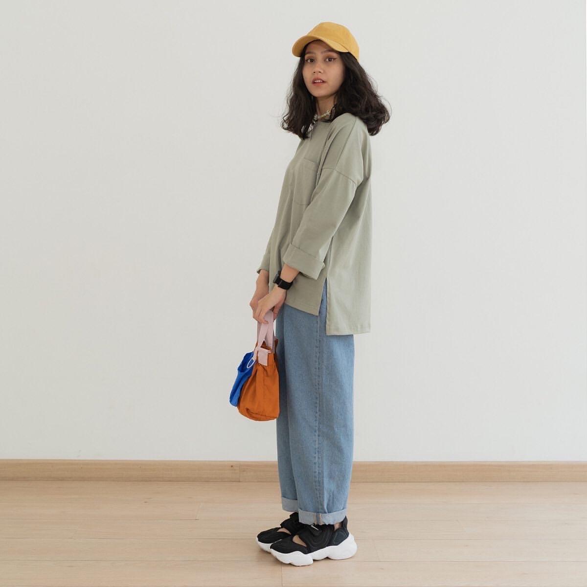 [PO] Rumi Oversized Pocket Tee - 11 Colours