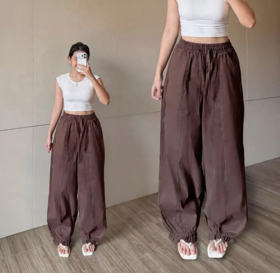 [PO] Celia Barrel Pants