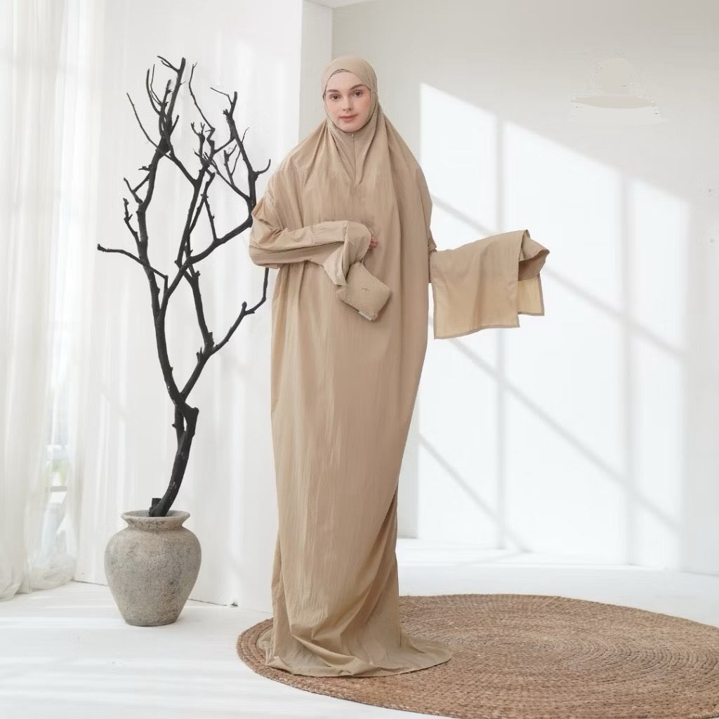 [PO] Anisa Telekung Travel Prayer Set - 10 Colours