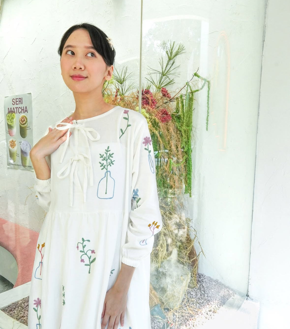 [PO] Korean Embroidered Dress