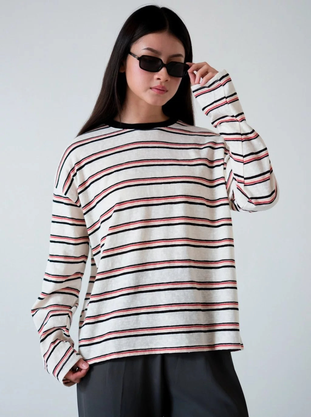 [PO] Enda Stripe Knit
