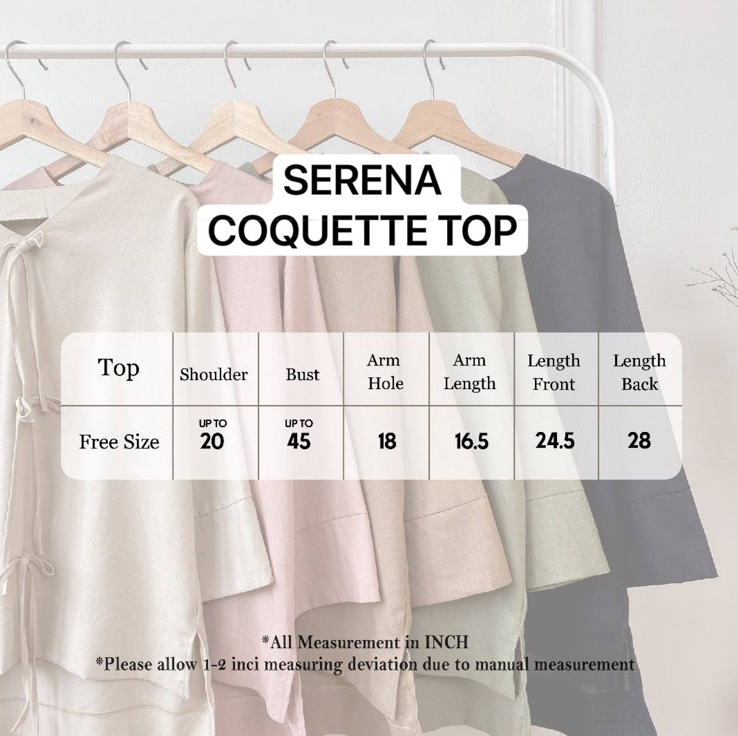 [INSTOCK] Serena Coquette Top - LAST PIECE