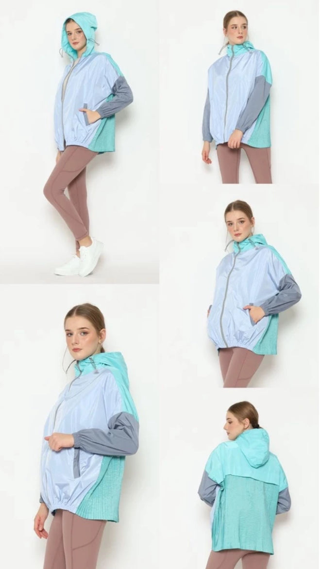[PO] NEW Activewear Pleated Jacket - Mix Colours