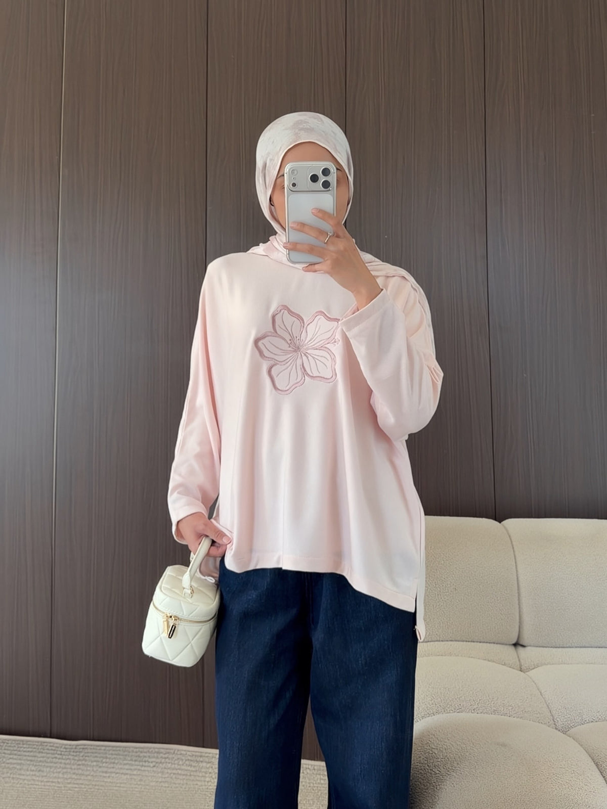 [PO] Rose Batwing Top