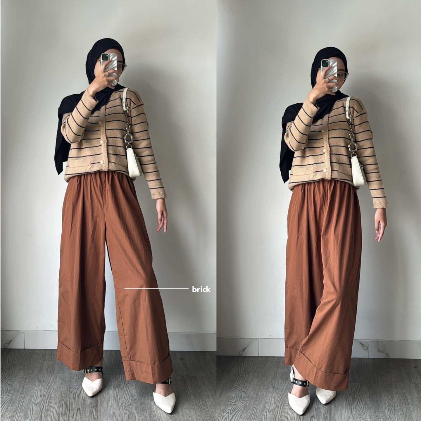 [PO] Knitted Stripes Cardigan