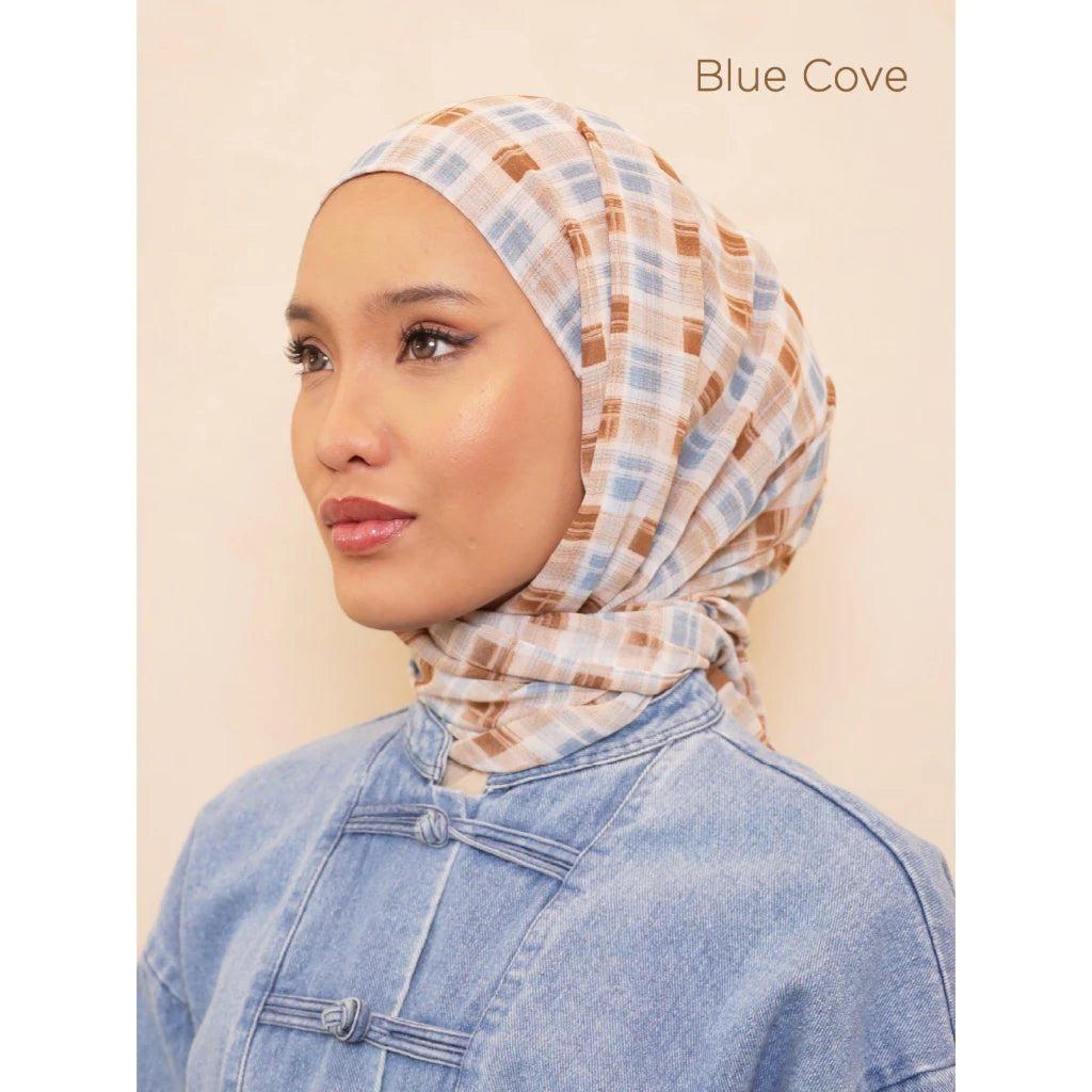 [PO] Leia Printed Hijab w/ Attached Inner