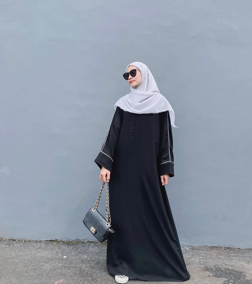 [PO] Zahra Abaya Black Series - 5 Designs