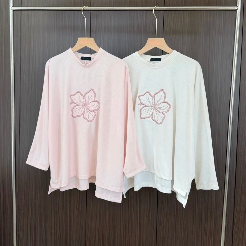 [PO] Rose Batwing Top