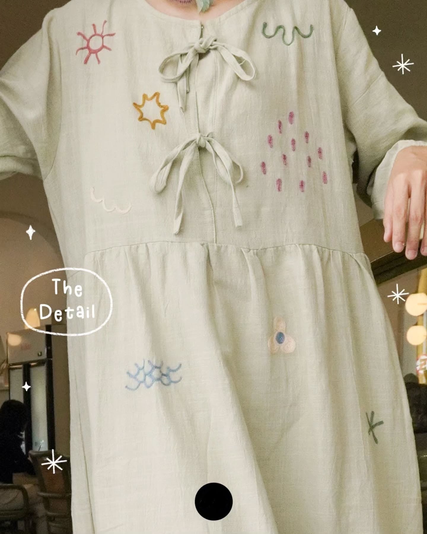 [PO] Korean Embroidered Dress