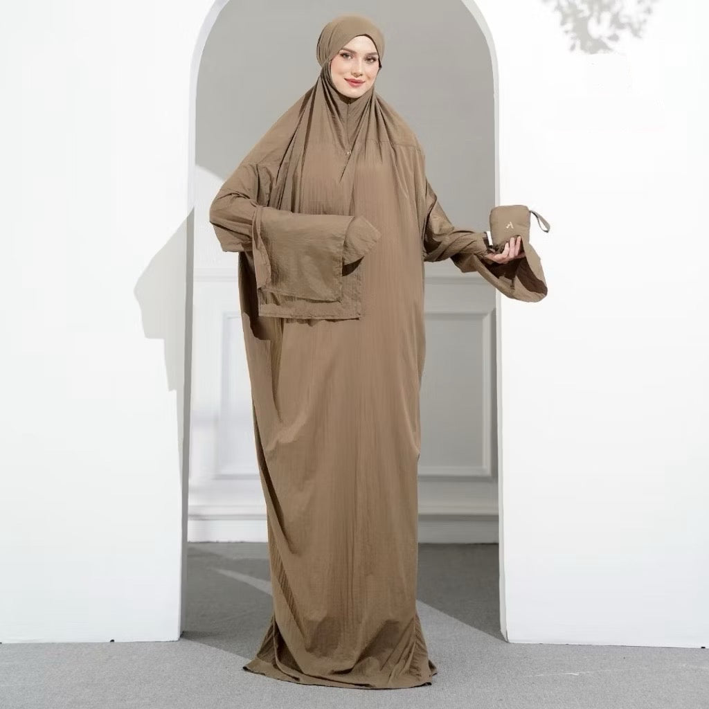 [PO] Anisa Telekung Travel Prayer Set - 10 Colours