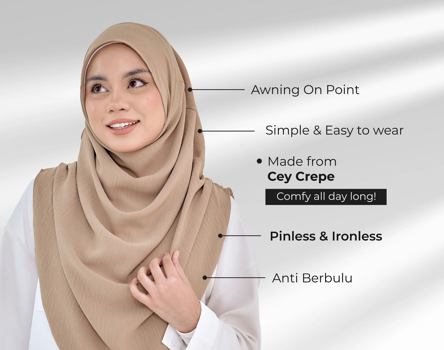 [PO] Emma Instant Hijab Fast Sarung