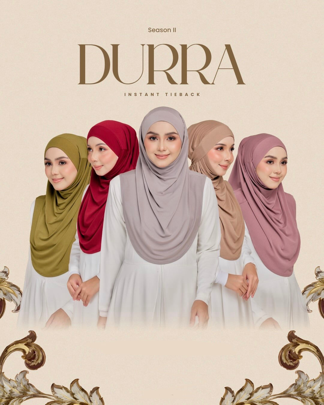 [PO] Durra Instant Tie-Back Hijab