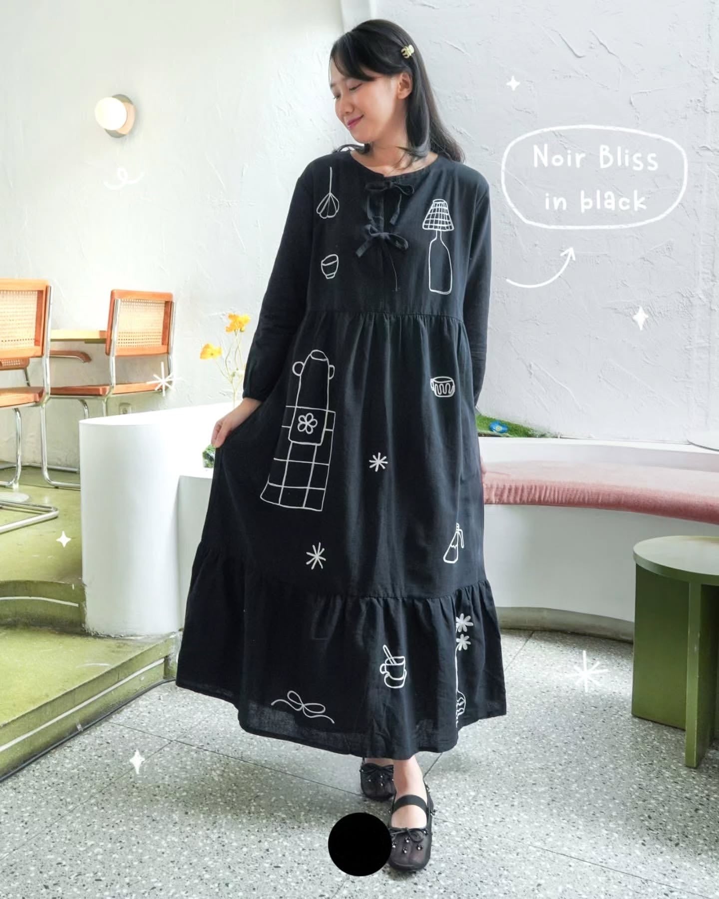 [PO] Korean Embroidered Dress
