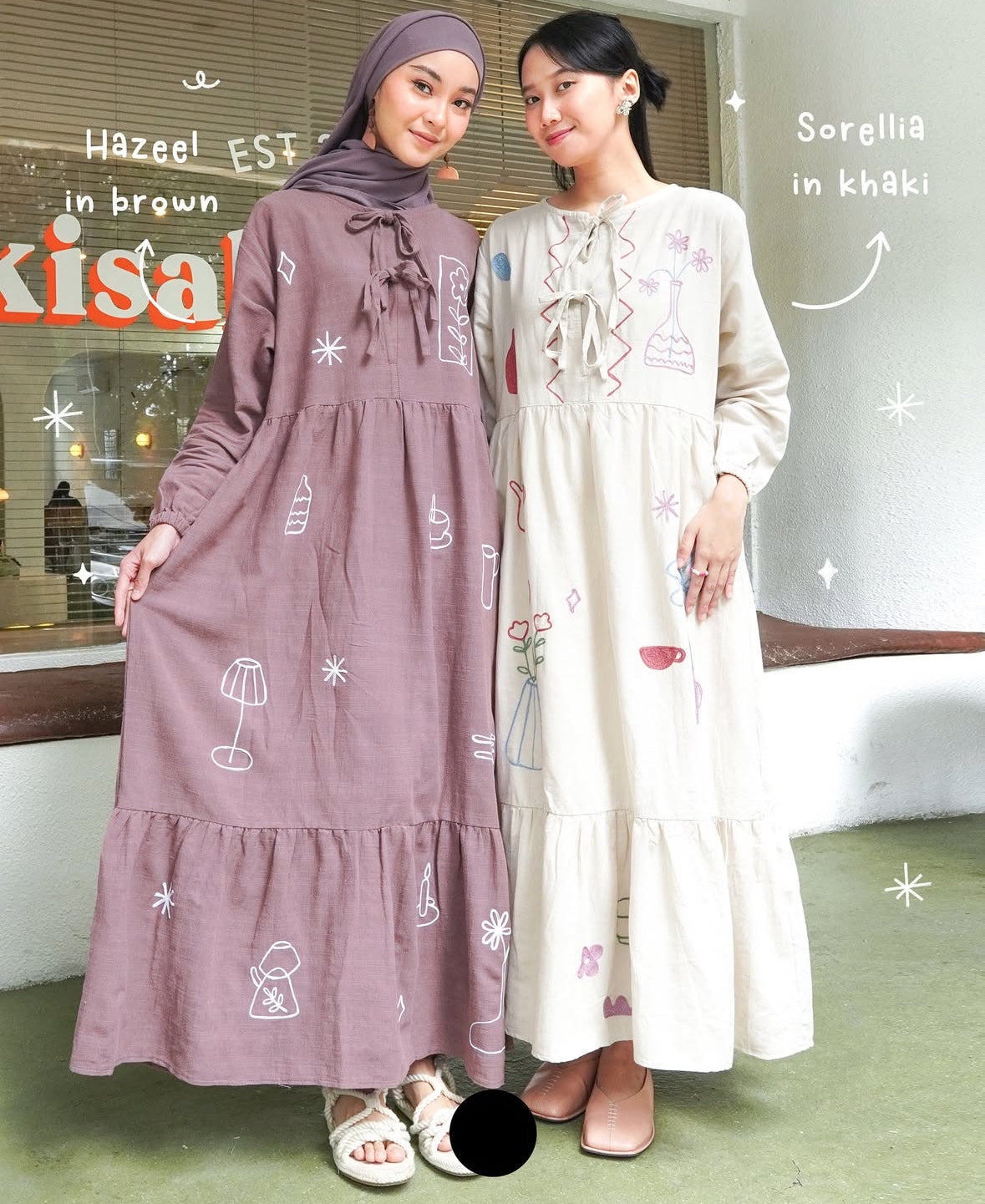 [PO] Korean Embroidered Dress