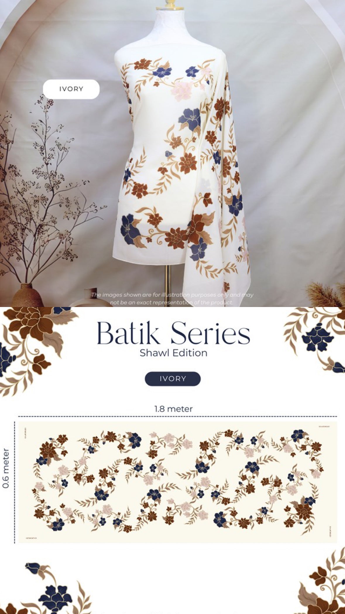 [PO] Leanne Batik Shawl