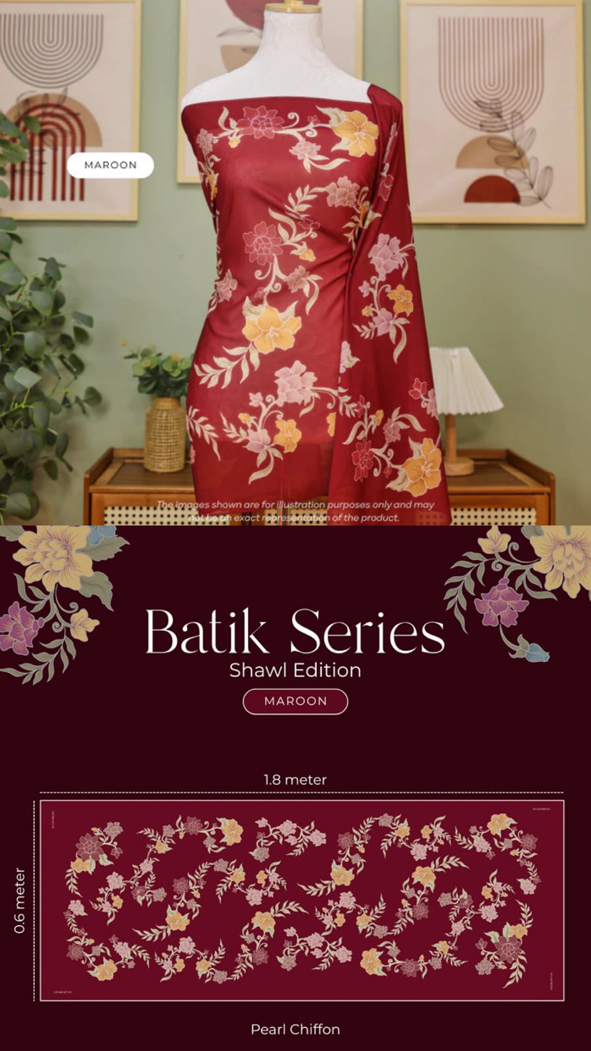 [PO] Leanne Batik Shawl