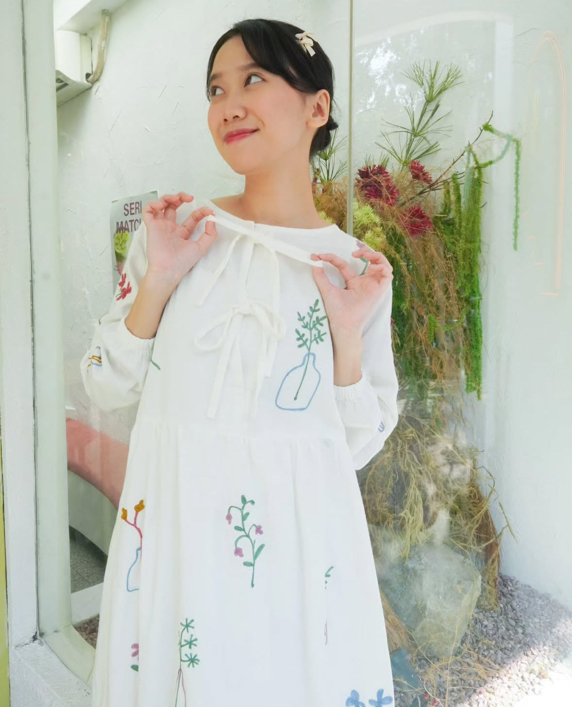 [PO] Korean Embroidered Dress