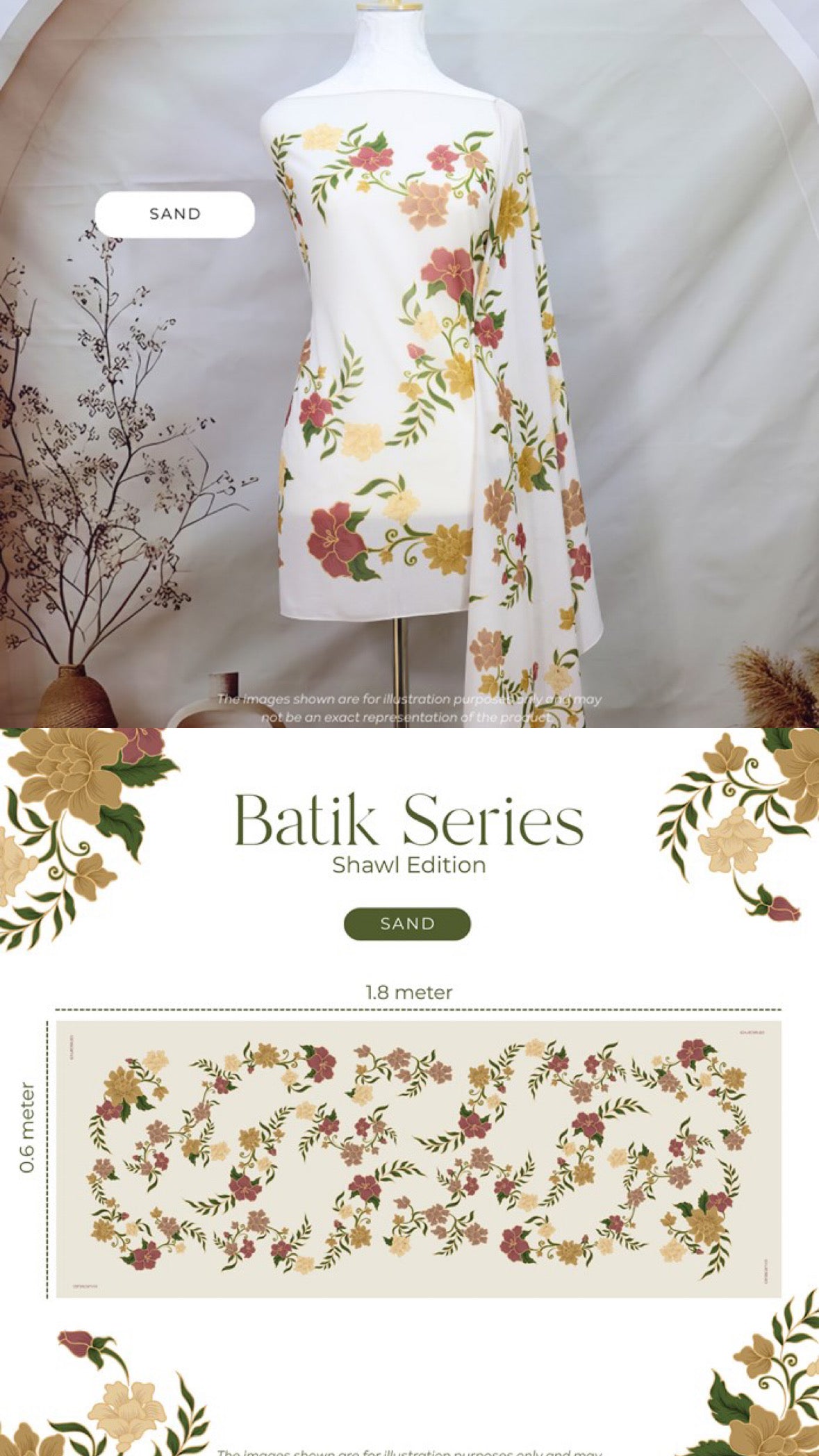 [PO] Leanne Batik Shawl
