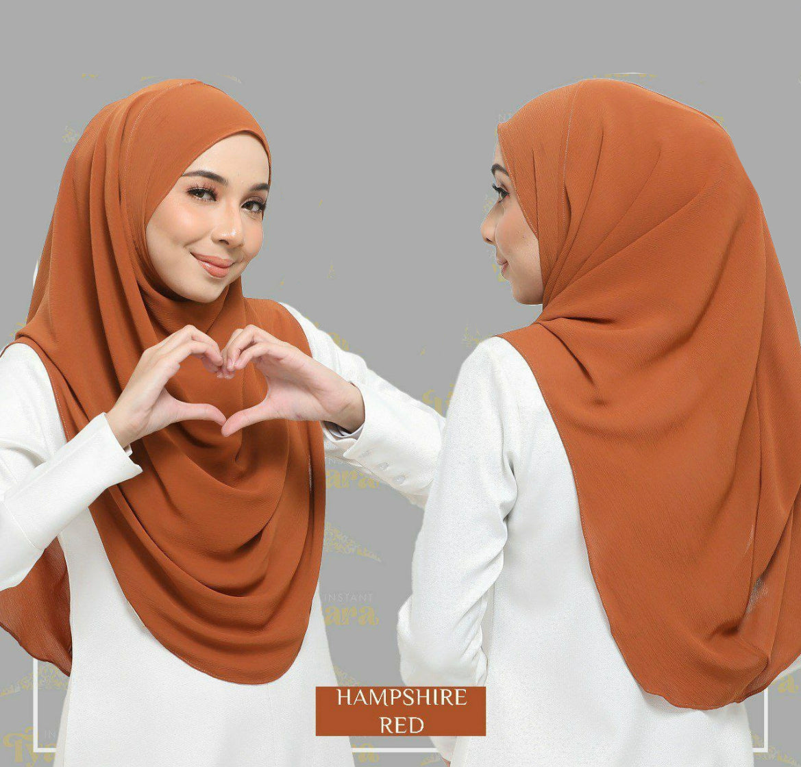 [PO] Aster Instant Hijab - 26 Colours