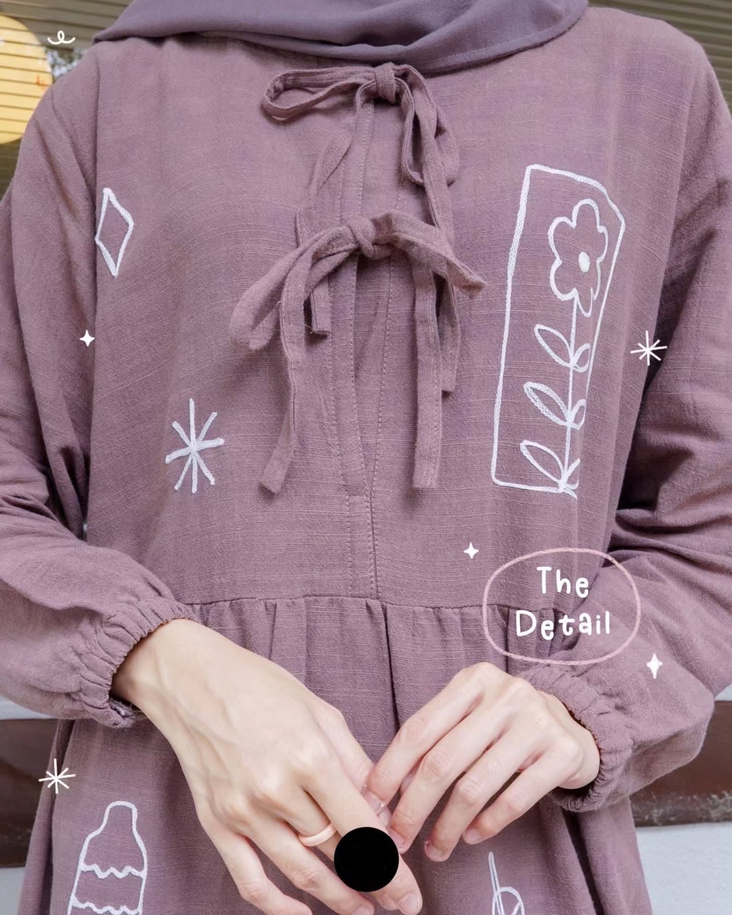 [PO] Korean Embroidered Dress