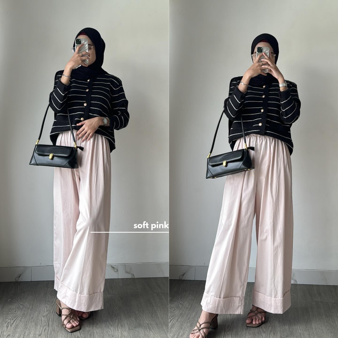 [PO] Knitted Stripes Cardigan