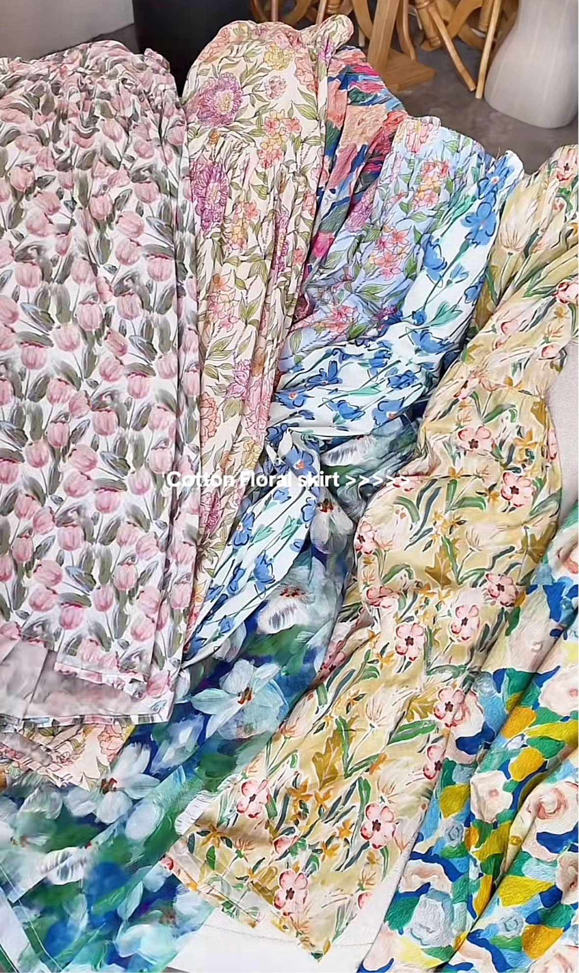 [PO] Floral Skirt
