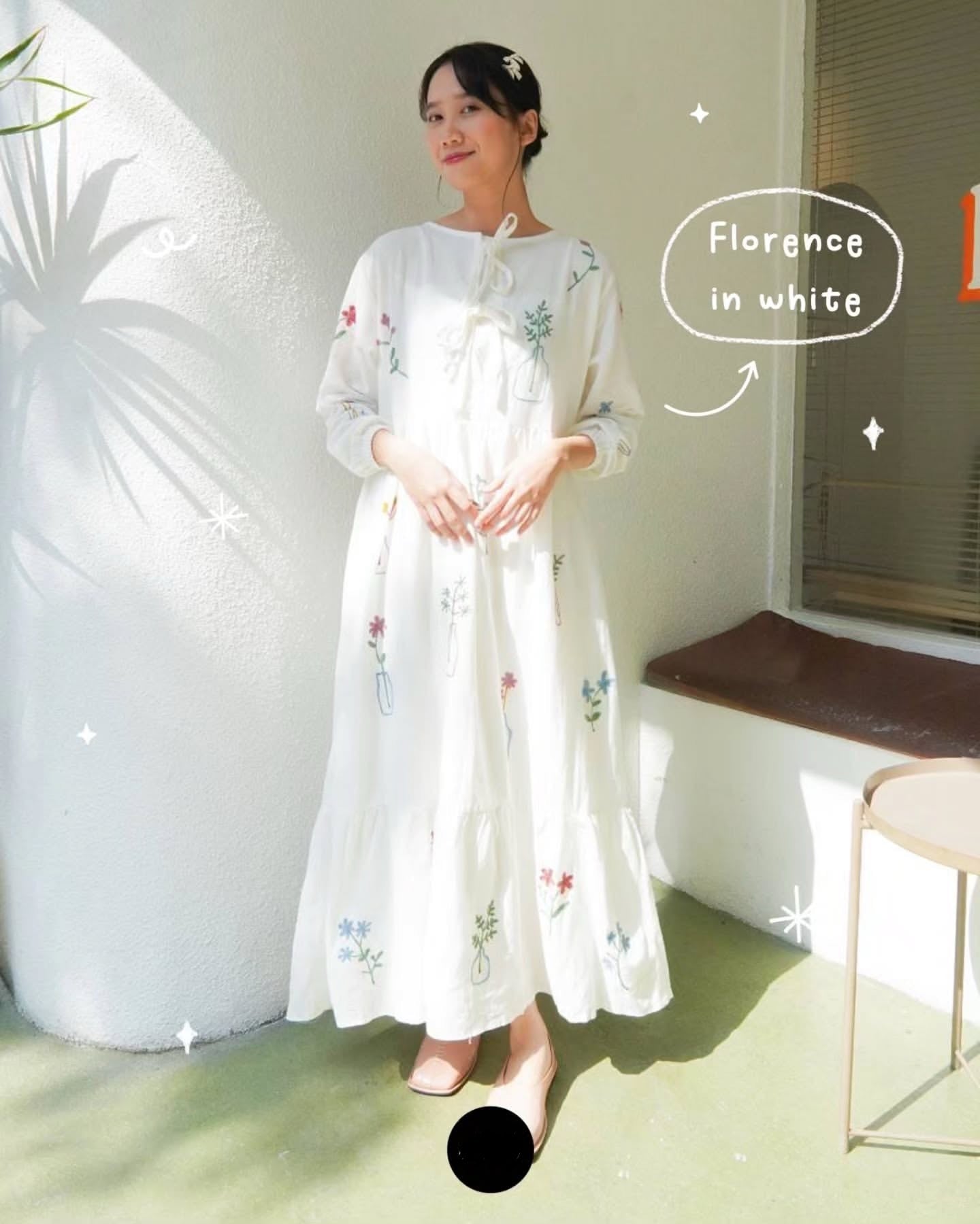[PO] Korean Embroidered Dress