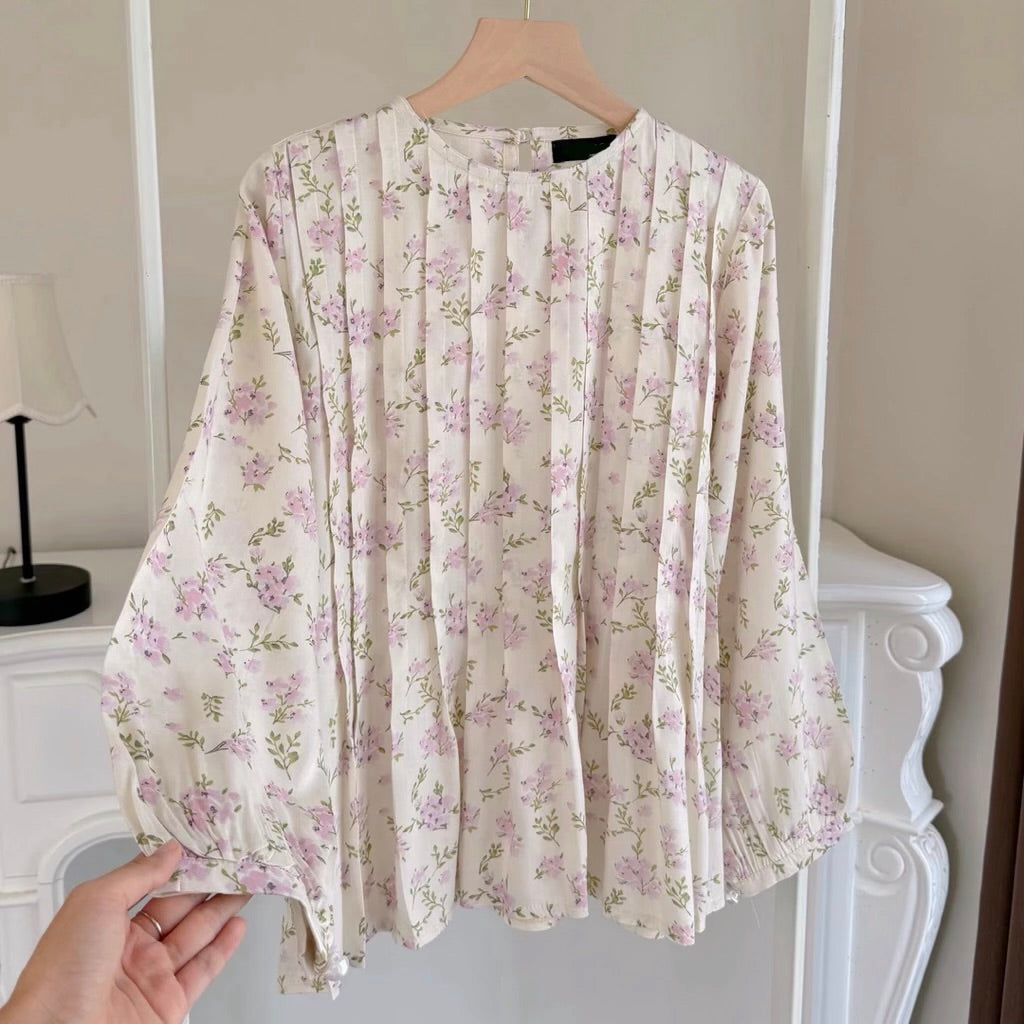 [PO] Runa Pleated Blouse