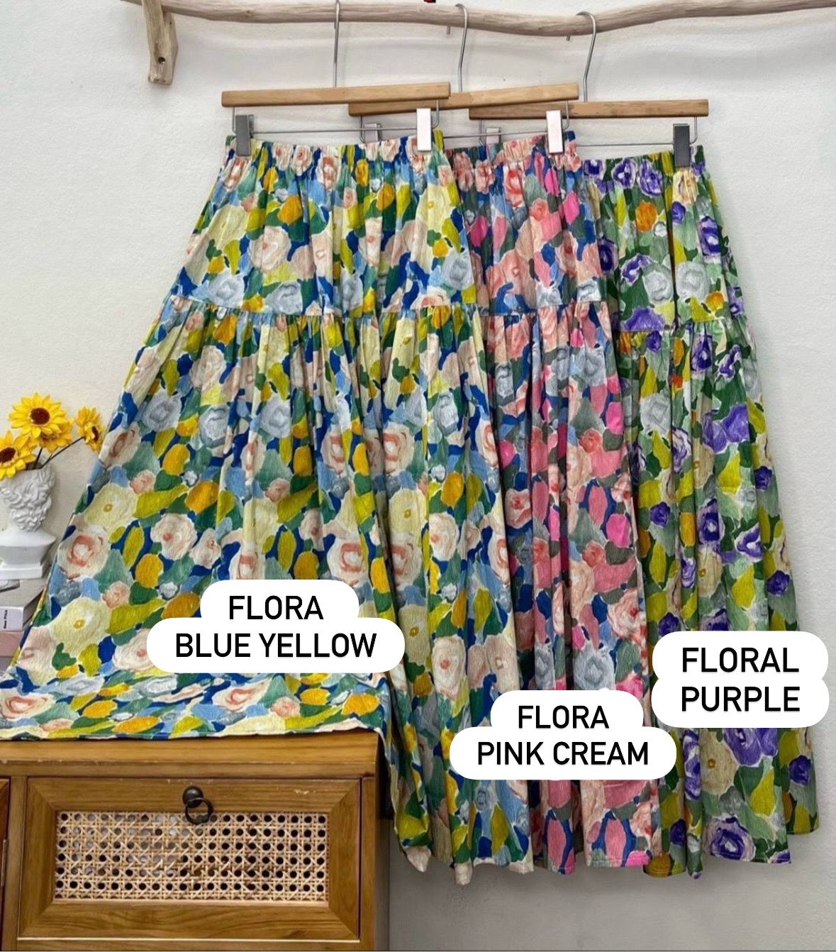 [PO] Floral Skirt