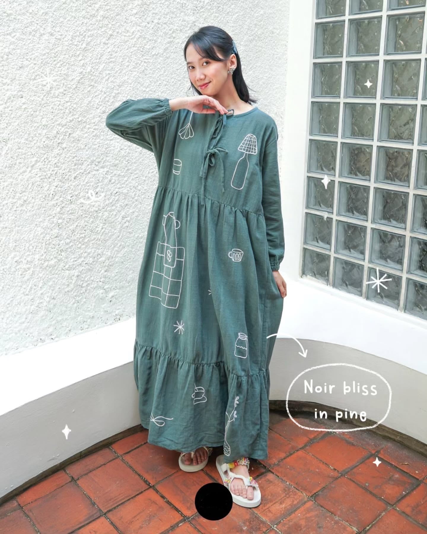 [PO] Korean Embroidered Dress