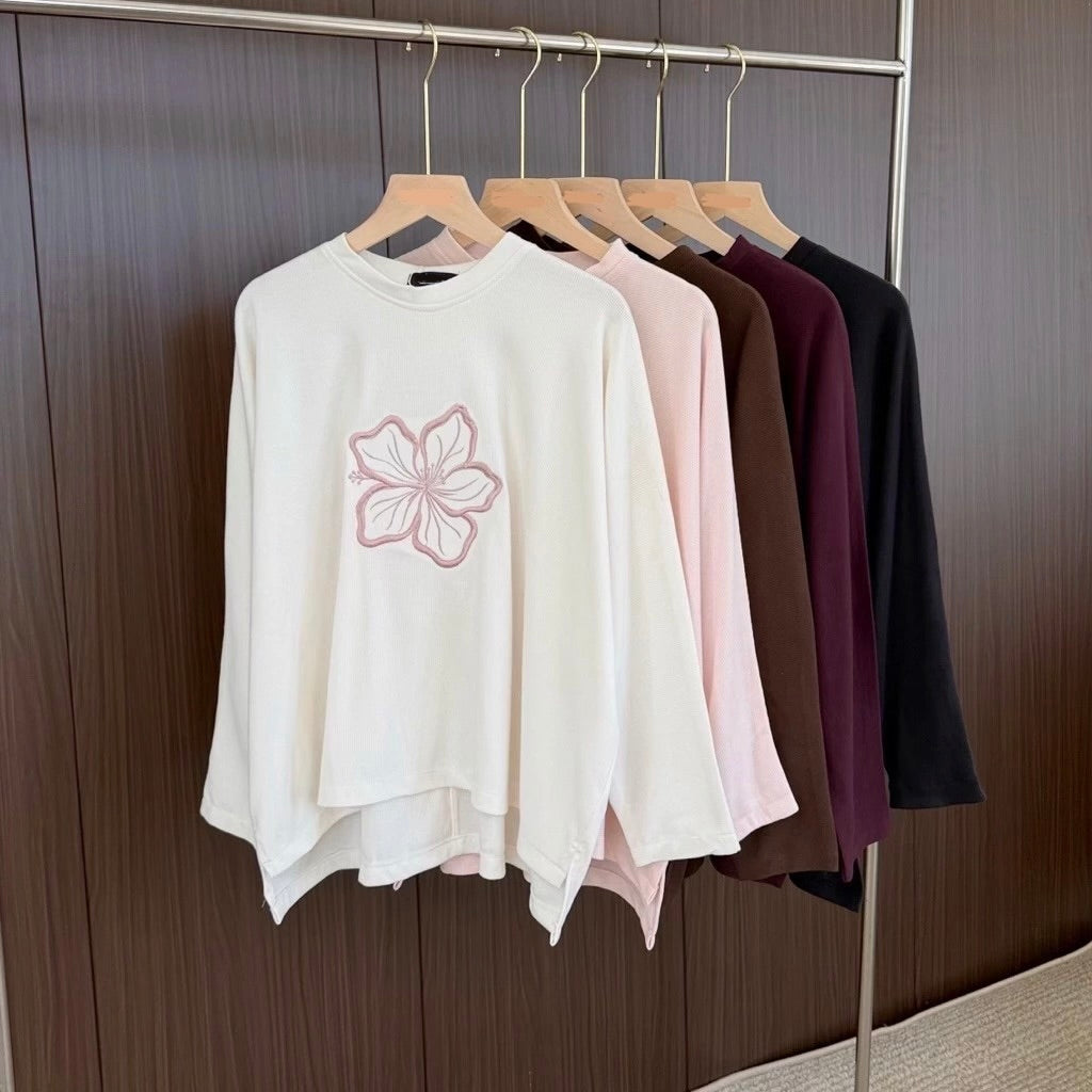 [PO] Rose Batwing Top