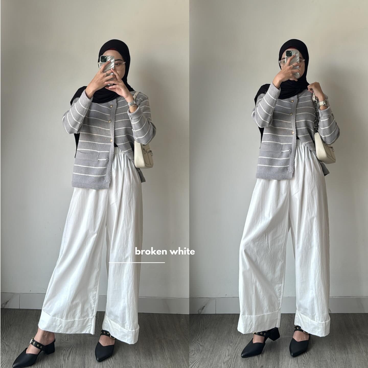 [PO] Knitted Stripes Cardigan