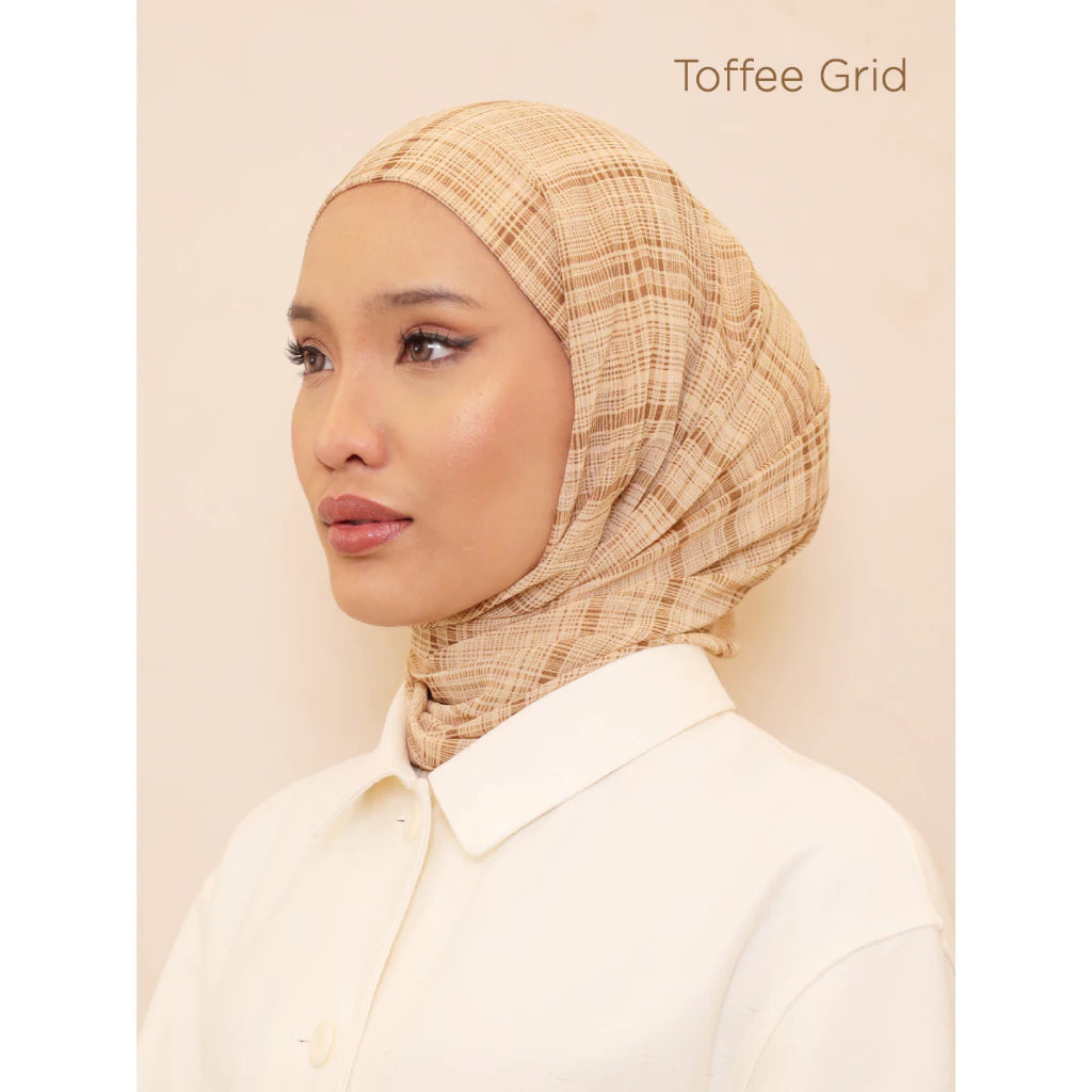 [PO] Leia Printed Hijab w/ Attached Inner