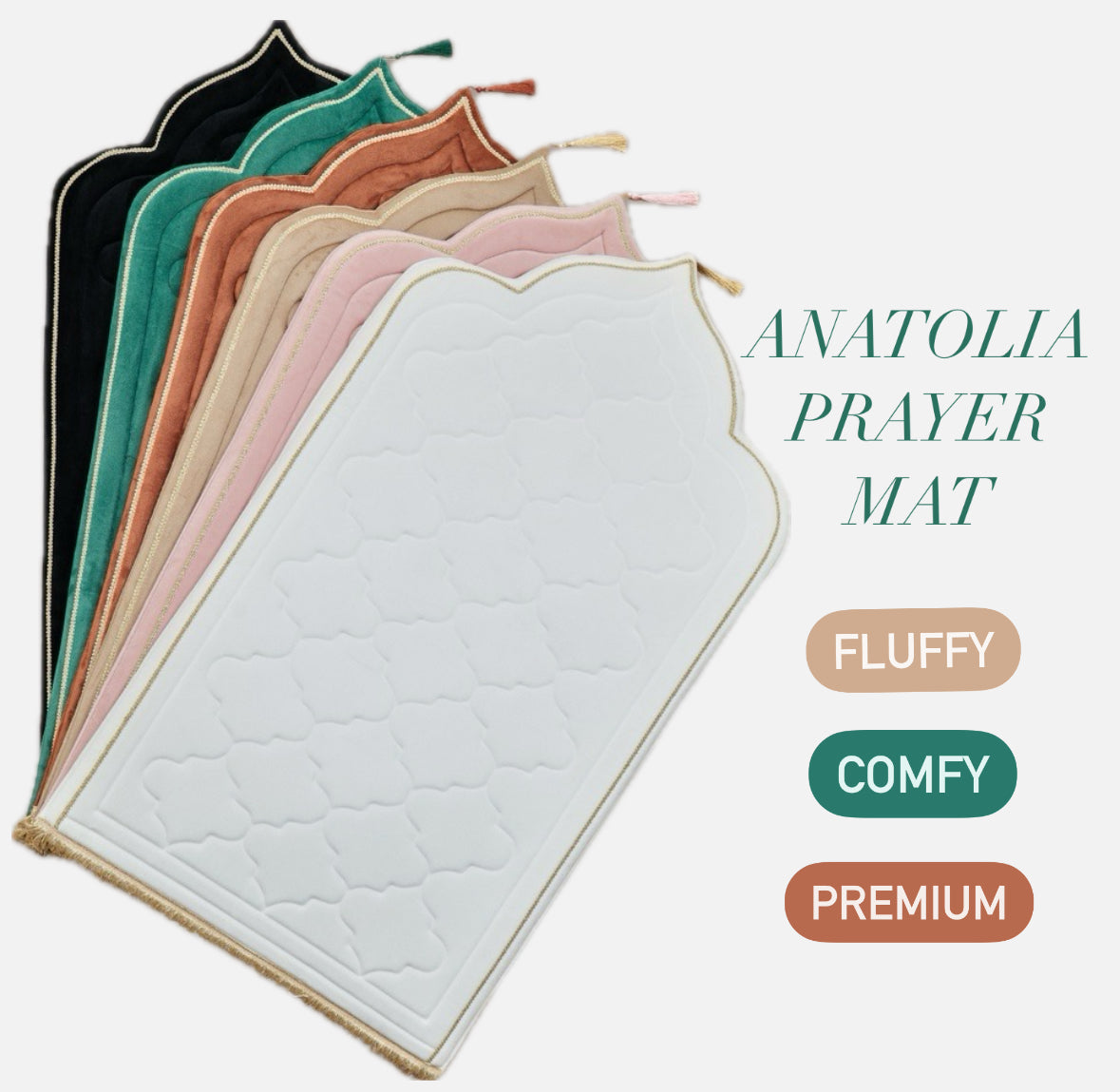 [PO] Anatolia Memory Foam Padded Sejadah