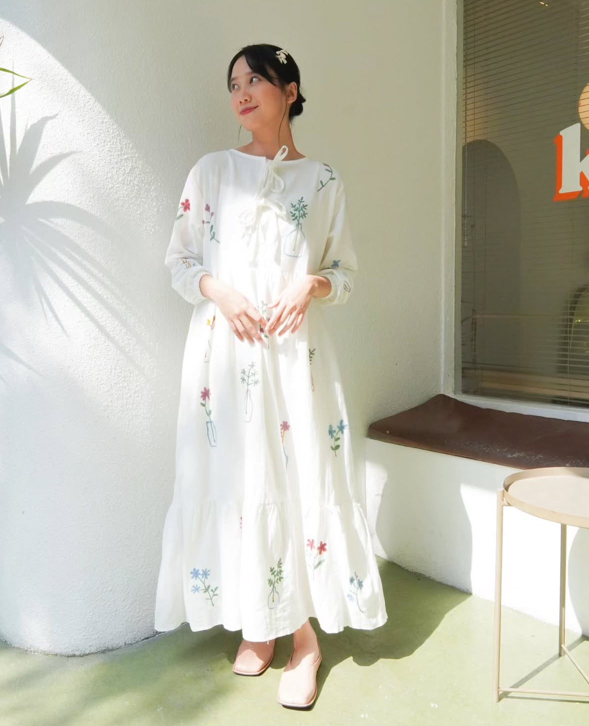[PO] Korean Embroidered Dress