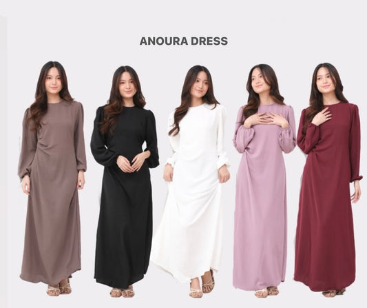 [PO] Anoura Dress - 5 Colours