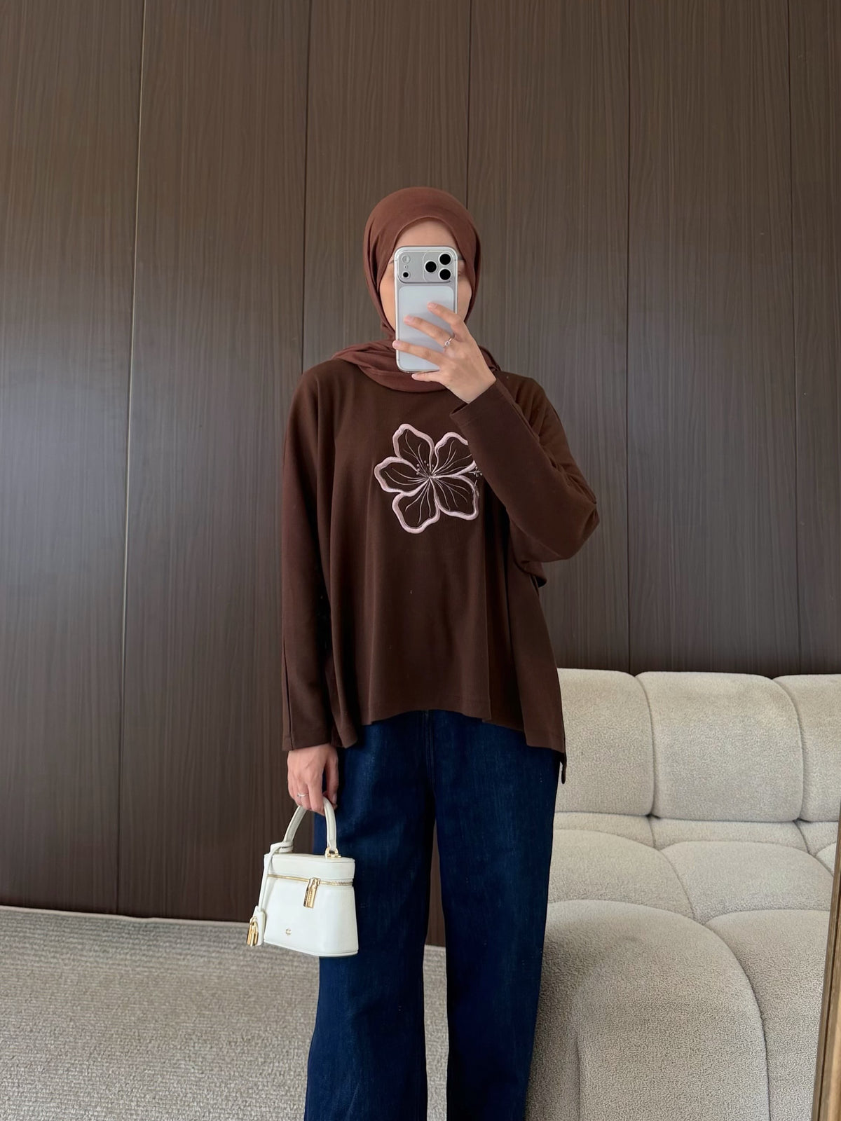 [PO] Rose Batwing Top
